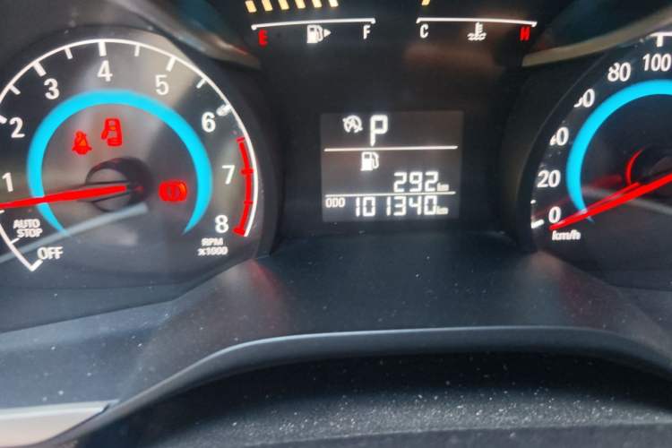 Used Chevrolet Cavalier 2019 320 Automatic Enjoyment with Sunroof Odometer Close Up