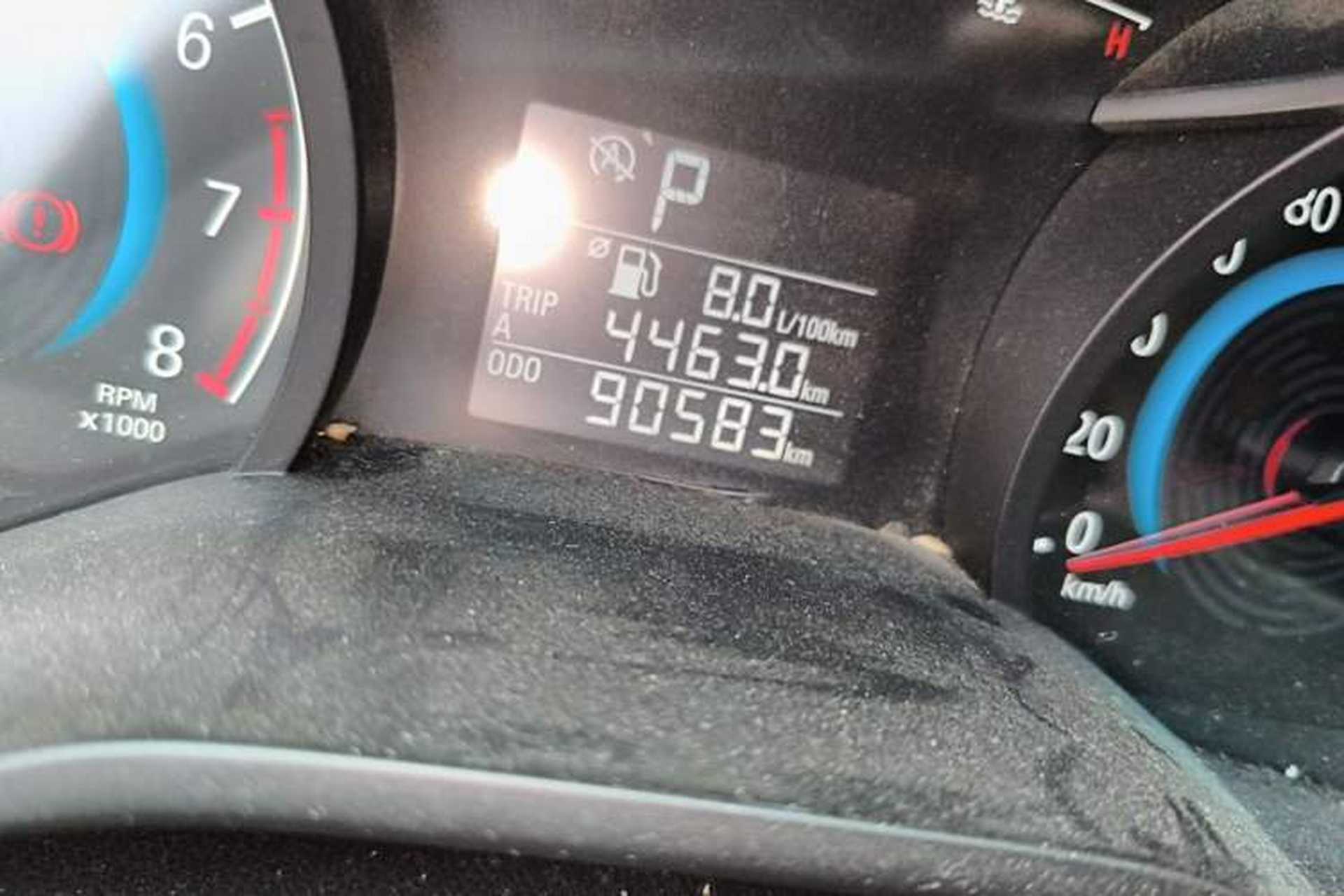 Used Chevrolet Cavalier 2019 320 Automatic Xinyue Edition Odometer Close Up