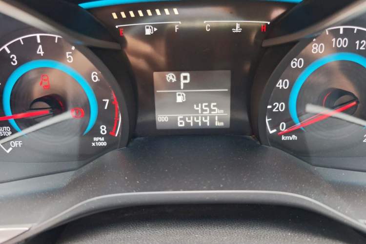 Used Chevrolet Cavalier 2019 320 Automatic Enjoyment Edition Odometer Close Up