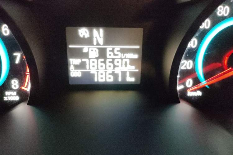 Used Chevrolet Cavalier 2019 320 Automatic Xinyue Edition Odometer Close Up