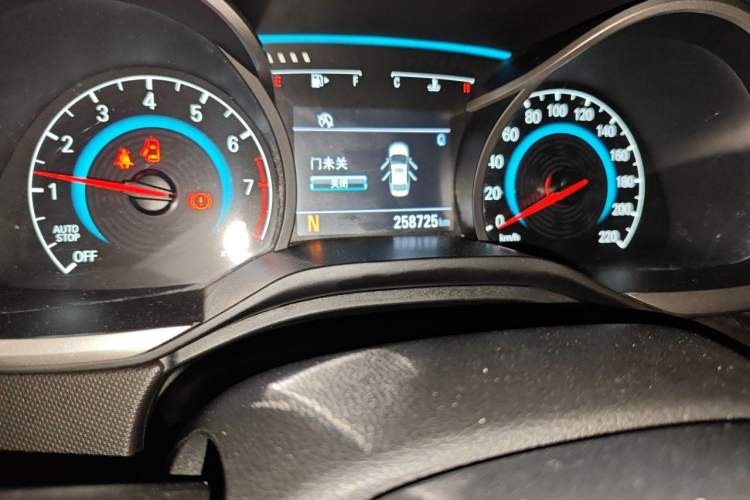 Used Chevrolet Cavalier 2019 325T Dual-Clutch Xinyue Edition Odometer Close Up