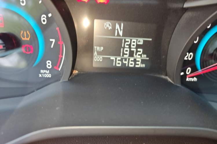 Used Chevrolet Cavalier 2019 320 Automatic Xinyue Edition Odometer Close Up