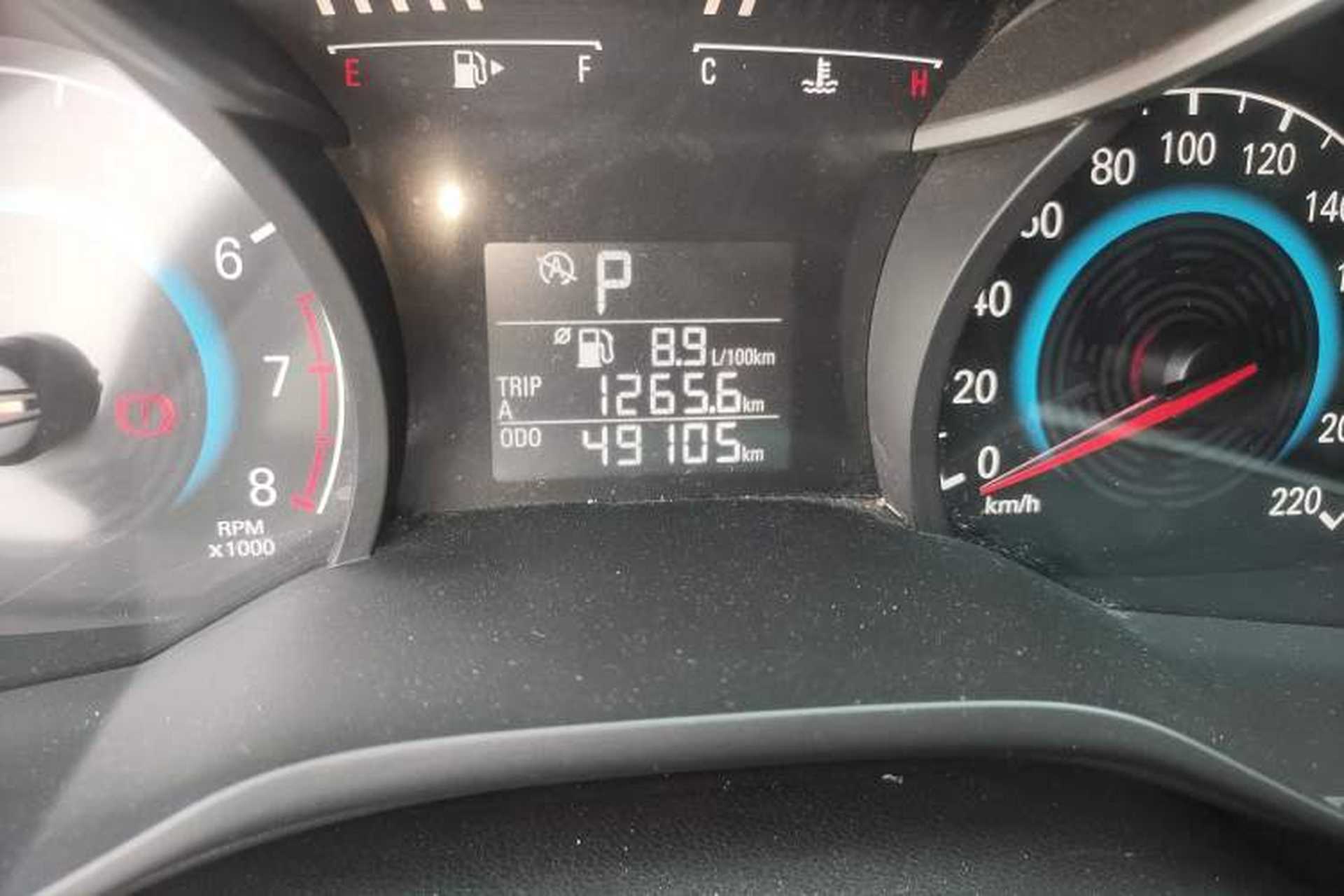 Used Chevrolet Cavalier 2019 320 Automatic Enjoyment with Sunroof Odometer Close Up