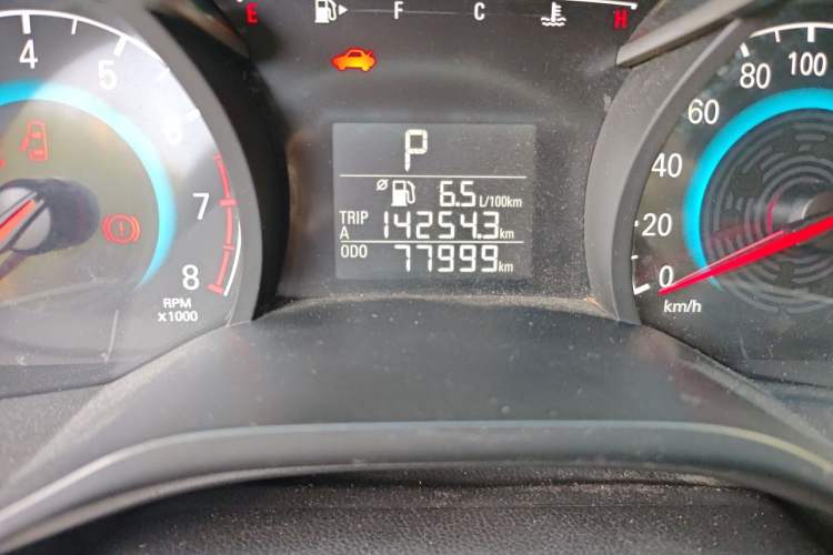 Used Chevrolet Cavalier 2019 320 Automatic Xinyue Edition Odometer Close Up