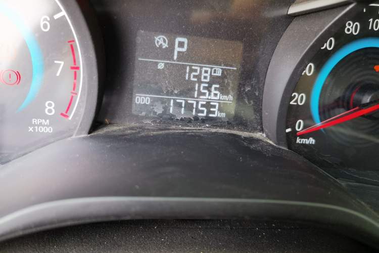 Used Chevrolet Cavalier 2019 320 Automatic Xinyue Edition Odometer Close Up