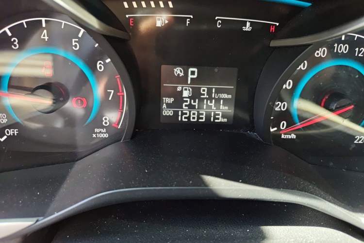 Used Chevrolet Cavalier 2019 320 Automatic Xinyue Edition Odometer Close Up