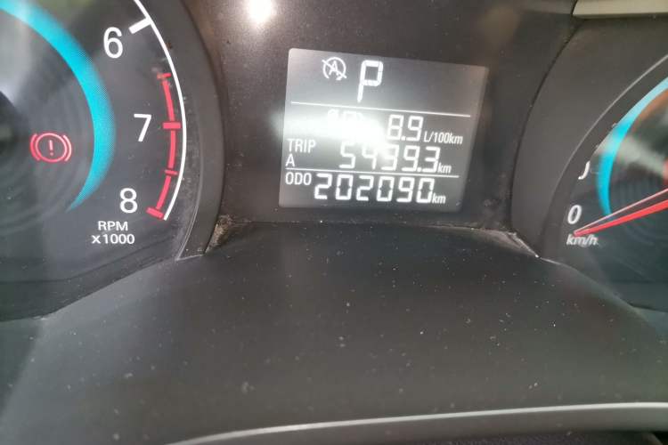 Used Chevrolet Cavalier 2019 320 Automatic Xinyue Edition Odometer Close Up