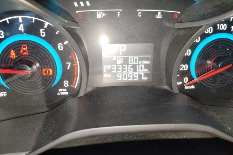 Used Chevrolet Cavalier 2019 320 Automatic Xinyue Edition Odometer Close Up