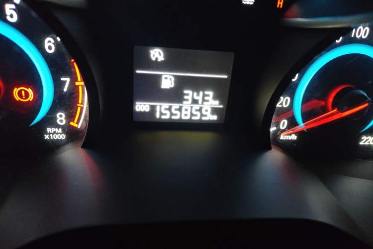 Used Chevrolet Cavalier 2019 320 Manual Enjoyment Edition Odometer Close Up