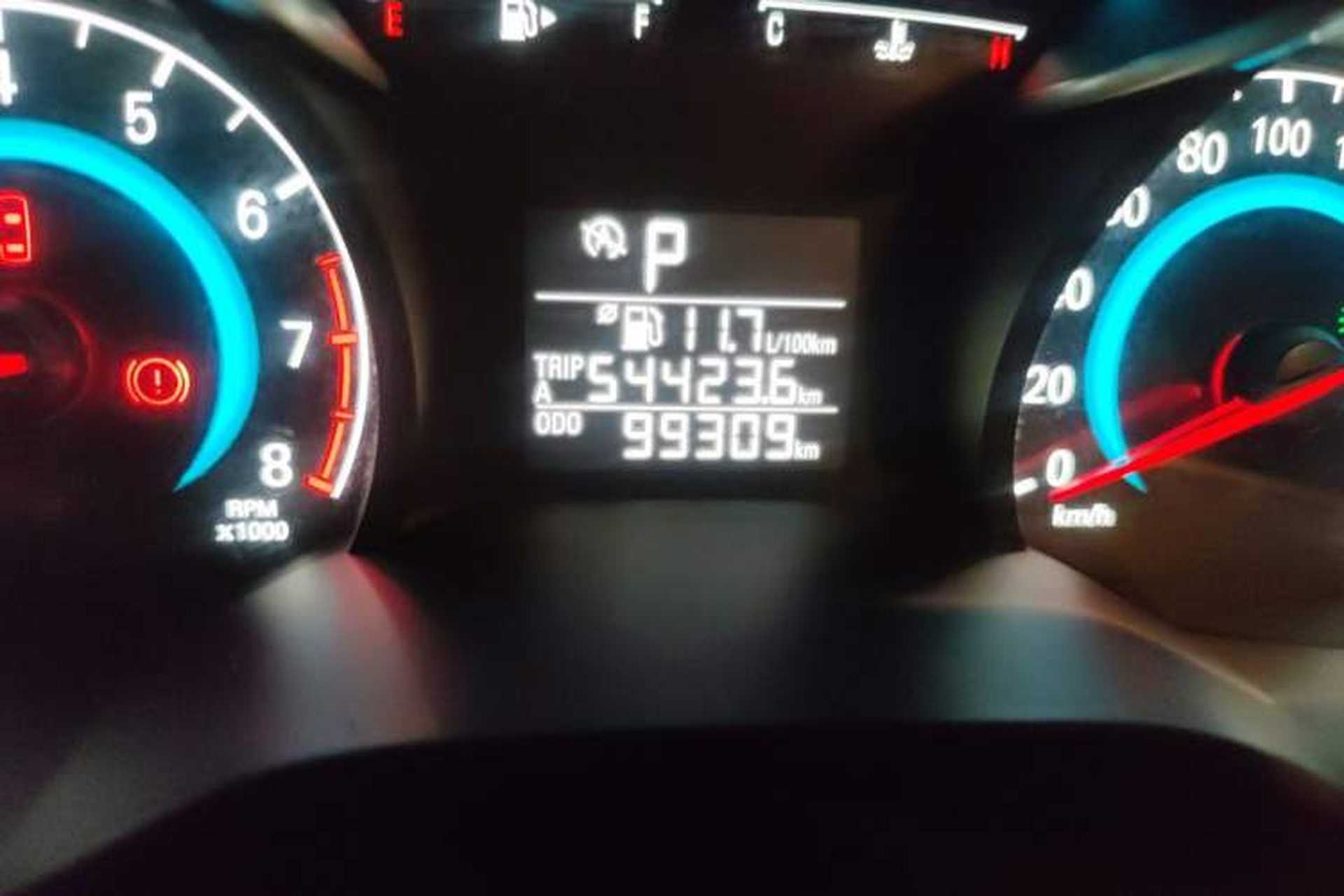 Used Chevrolet Cavalier 2019 320 Automatic Xinyue Edition Odometer Close Up
