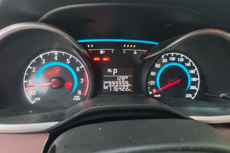 Used Chevrolet Cavalier 2019 320 Automatic Enjoyment with Sunroof Odometer Close Up