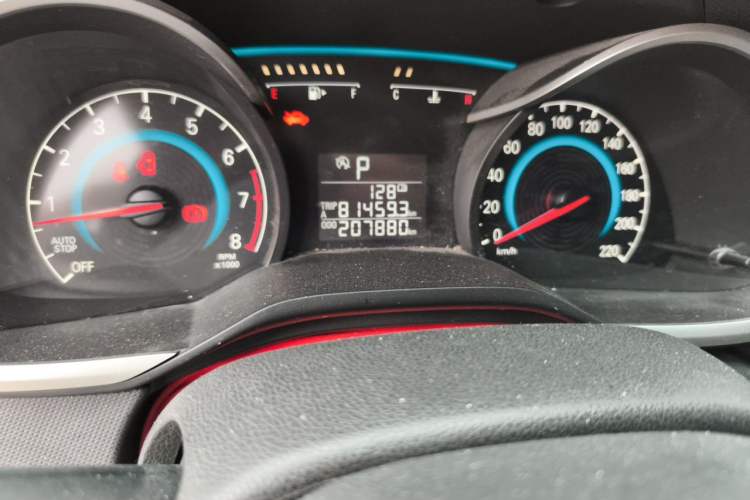 Used Chevrolet Cavalier 2019 320 Automatic Xinyue Edition Odometer Close Up
