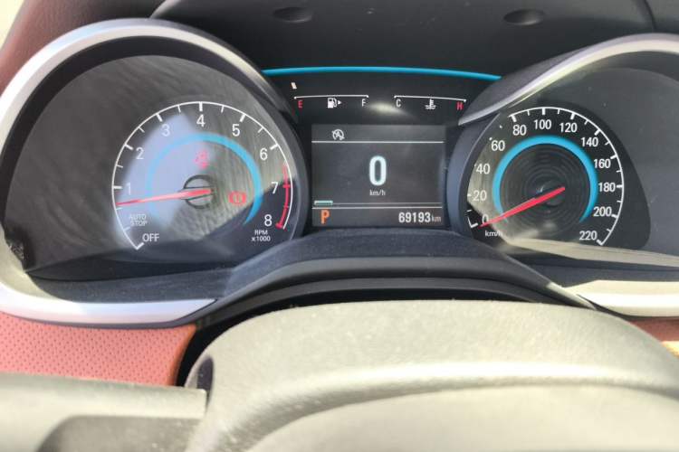 Used Chevrolet Cavalier 2019 320 Automatic Xinshang Edition Odometer Close Up