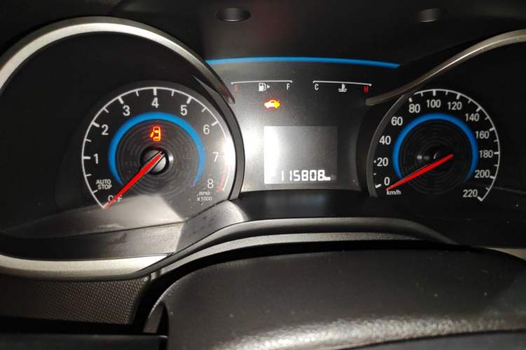 Used Chevrolet Cavalier 2019 320 Automatic Enjoyment Edition Odometer Close Up