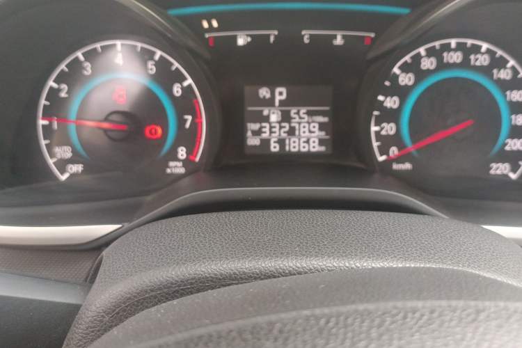 Used Chevrolet Cavalier 2019 320 Automatic Enjoyment with Sunroof Odometer Close Up