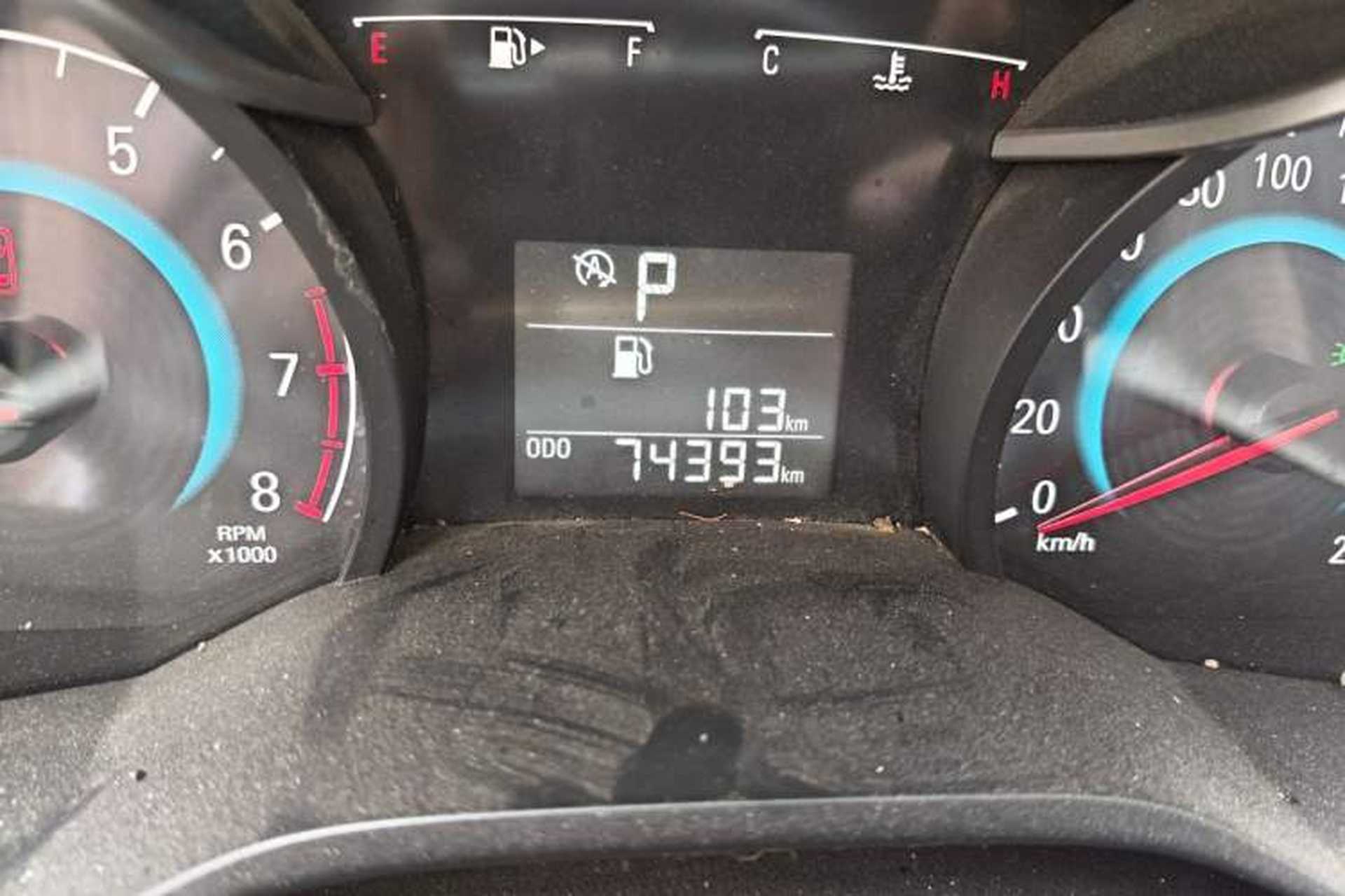 Used Chevrolet Cavalier 2019 320 Automatic Enjoyment with Sunroof Odometer Close Up