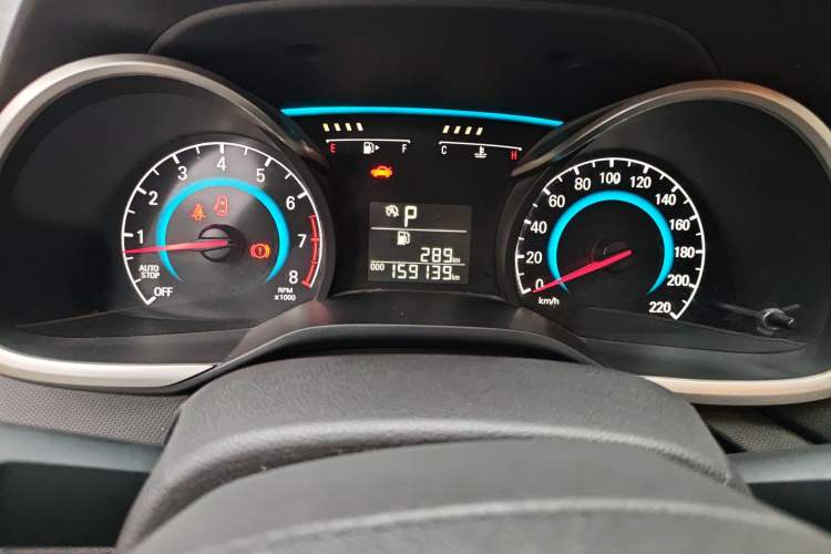 Used Chevrolet Cavalier 2019 320 Automatic Xinyue Edition Odometer Close Up