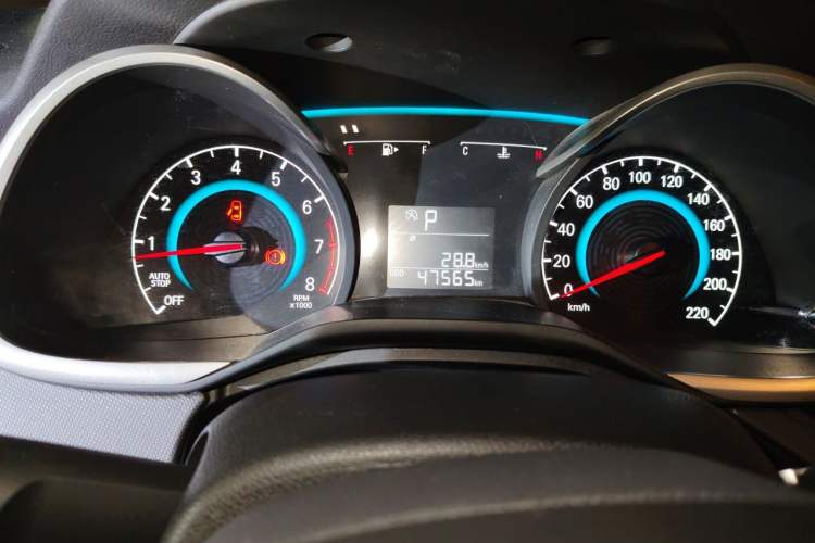 Used Chevrolet Cavalier 2019 320 Automatic Xinyue Edition Odometer Close Up