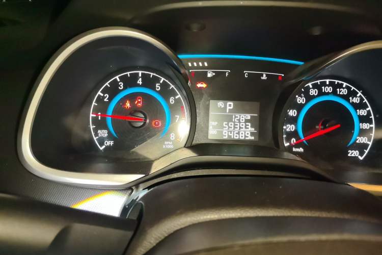 Used Chevrolet Cavalier 2019 320 Automatic Xinyue Edition Odometer Close Up