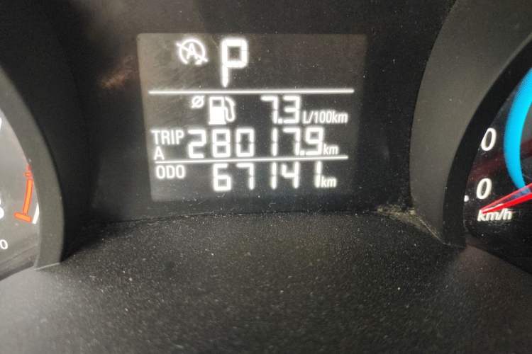 Used Chevrolet Cavalier 2019 320 Automatic Xinyue Edition Odometer Close Up