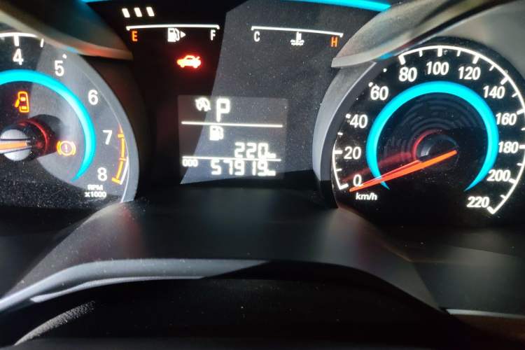 Used Chevrolet Cavalier 2019 320 Automatic Xinyue Edition Odometer Close Up
