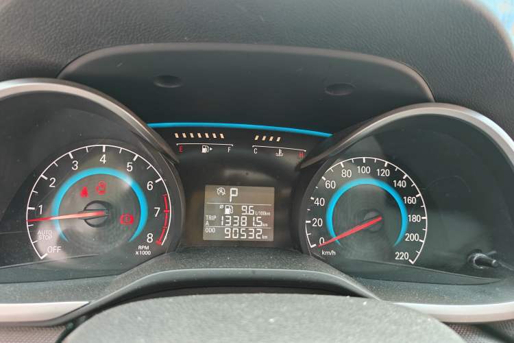 Used Chevrolet Cavalier 2019 320 Automatic Enjoyment Edition Odometer Close Up