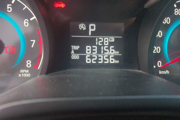 Used Chevrolet Cavalier 2019 320 Automatic Xinyue Edition Odometer Close Up