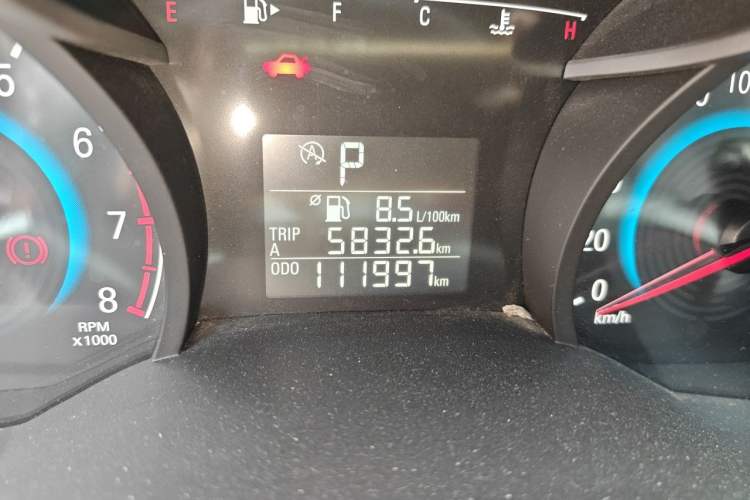 Used Chevrolet Cavalier 2019 320 Automatic Xinyue Edition Odometer Close Up