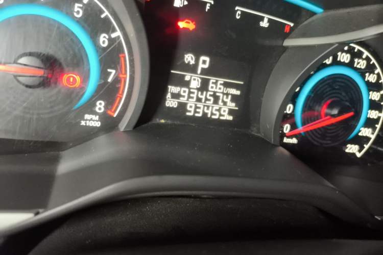 Used Chevrolet Cavalier 2019 320 Automatic Xinyue Edition Odometer Close Up