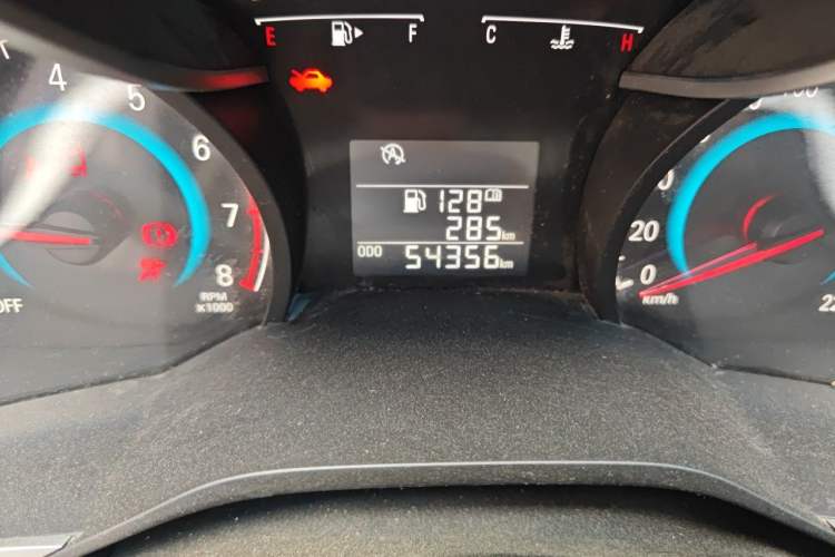 Used Chevrolet Cavalier 2019 320 Manual Enjoyment Edition Odometer Close Up