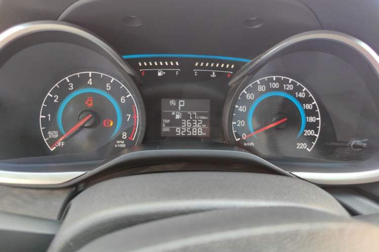 Used Chevrolet Cavalier 2019 320 Automatic Xinyue Edition Odometer Close Up