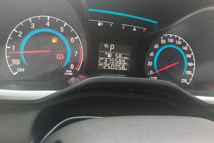 Used Chevrolet Cavalier 2019 320 Automatic Xinyue Edition Odometer Close Up