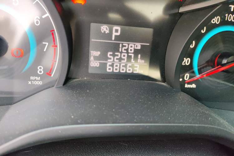 Used Chevrolet Cavalier 2019 320 Automatic Xinyue Edition Odometer Close Up
