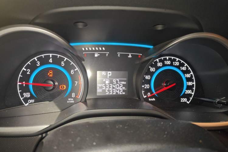 Used Chevrolet Cavalier 2019 320 Automatic Xinyue Edition Odometer Close Up