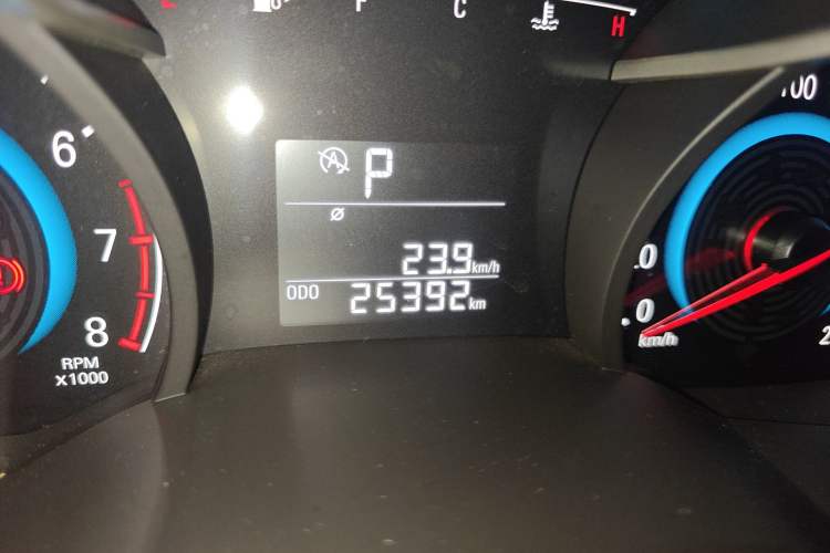 Used Chevrolet Cavalier 2019 320 Automatic Enjoyment with Sunroof Odometer Close Up