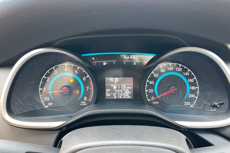 Used Chevrolet Cavalier 2019 320 Automatic Xinyue Edition Odometer Close Up