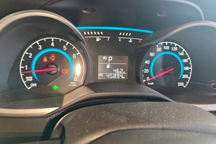 Used Chevrolet Cavalier 2019 320 Automatic Xinyue Edition Odometer Close Up