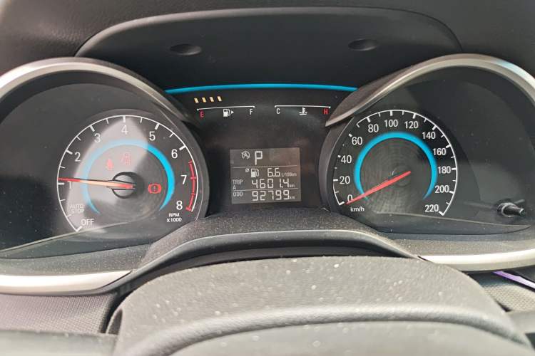 Used Chevrolet Cavalier 2019 320 Automatic Xinyue Edition Odometer Close Up