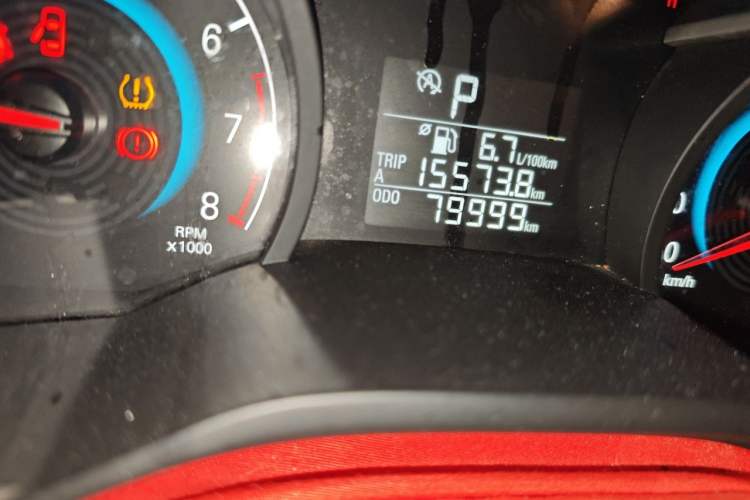 Used Chevrolet Cavalier 2019 320 Automatic Xinyue Edition Odometer Close Up