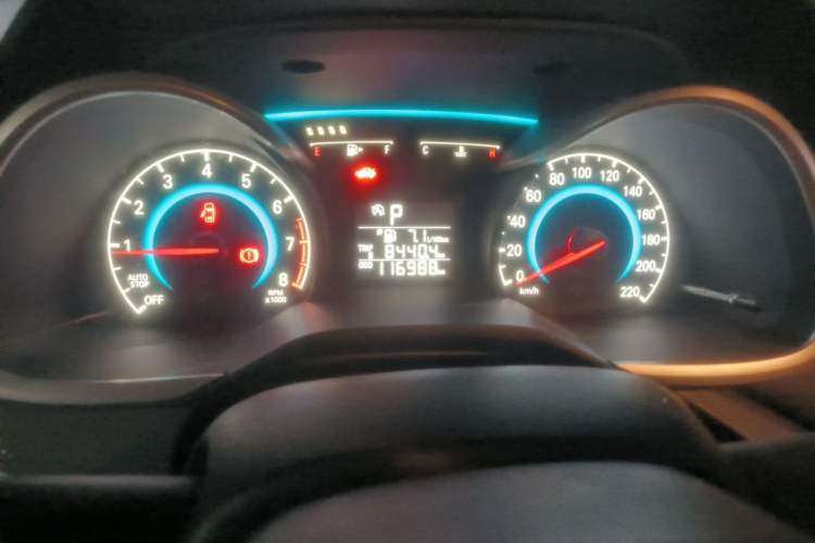 Used Chevrolet Cavalier 2019 320 Automatic Xinyue Edition Odometer Close Up