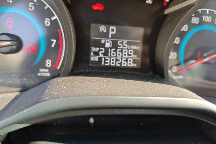 Used Chevrolet Cavalier 2019 320 Automatic Enjoyment with Sunroof Odometer Close Up