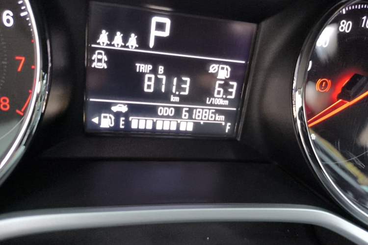 Used Chevrolet Cavalier 2020 Redline 325T Automatic Xinshang Edition China VI Standard Odometer Close Up