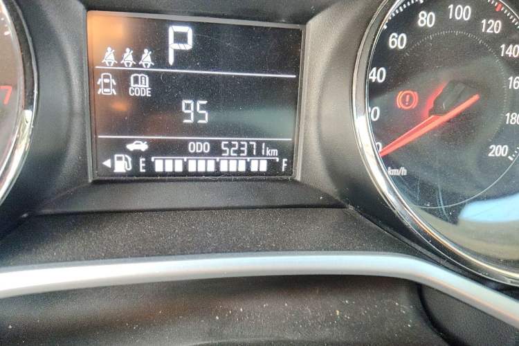 Used Chevrolet Cavalier 2020 Redline 325T Automatic Xinshang Edition China VI Standard Odometer Close Up