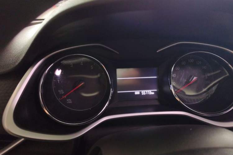 Used Chevrolet Cavalier 2020 325T Automatic Enjoyment Edition Odometer Close Up