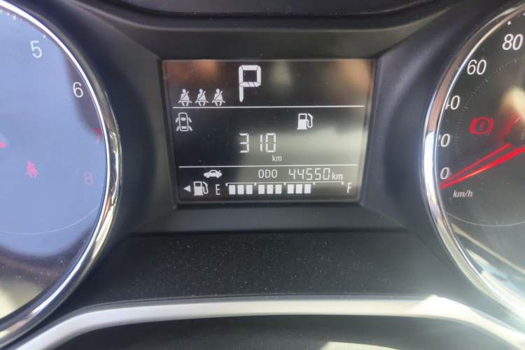 Used Chevrolet Cavalier 2020 325T Automatic Enjoyment Edition Odometer Close Up