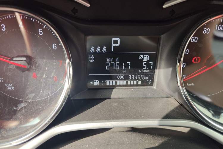 Used Chevrolet Cavalier 2020 Redline 325T Automatic Xinshang Edition China VI Standard Odometer Close Up
