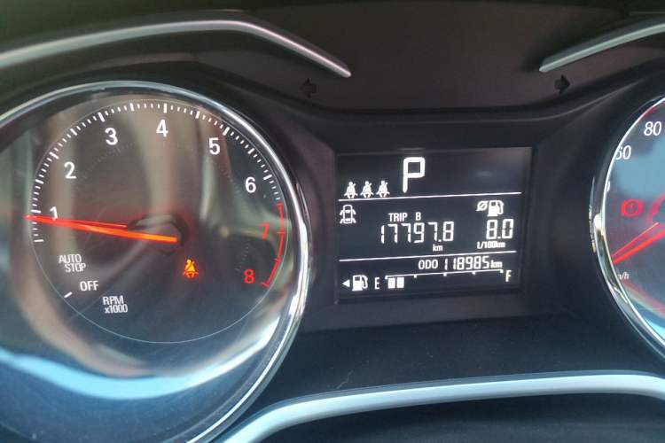 Used Chevrolet Cavalier 2020 Redline 325T Automatic Xinshang Edition China VI Standard Odometer Close Up