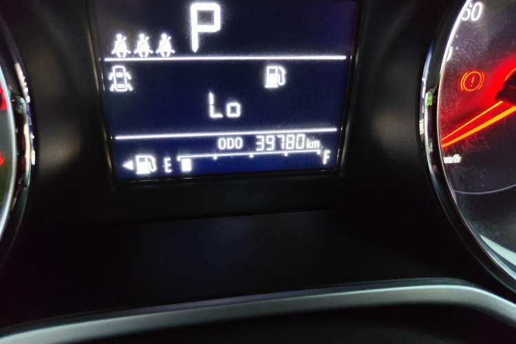 Used Chevrolet Cavalier 2020 325T Automatic Enjoyment Edition Odometer Close Up