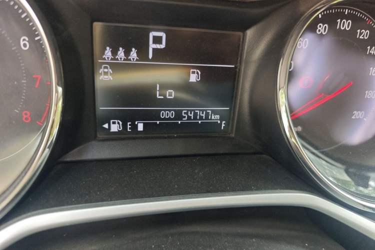 Used Chevrolet Cavalier 2020 325T Automatic Enjoyment Edition Odometer Close Up