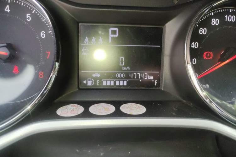 Used Chevrolet Cavalier 2020 325T Automatic Enjoyment Edition Odometer Close Up